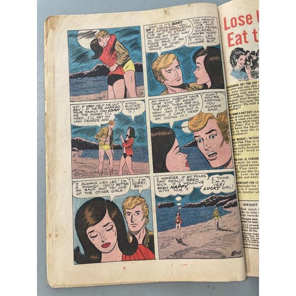 Charlton Comics I Love You No.93 Sept. 1971 Romance Comic Vintage Bagged Boarded - Picture 8 of 9